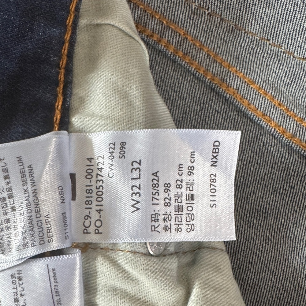 Levi’s 541 Athletic Men’s Taper Jeans Dark Wash W32 L32 - Picture 4 of 10